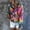 Hot Pink, variant on Women's Button Drawstring Pocket Casual Long Sleeve Tie Dye Gradient Print Hoodie Sweatshirt Tunic Length Sweatshirt Tunic Hoodies Women Long Tunic Hoodies Women up Sweatshirt Thick Womens Hoodies