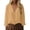 Gold, variant on Trendy Tops for Women Casual Long Sleeve Solid Color V Neck Loose Shirt Blouses for Women