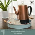thumbnail image 6 of pupikeji 10 Cup Copper Percolator Coffee Pot Electric, Stainless Steel Coffee Percolator Electric With Keep Warm Function, Classic Perculator Pot With Removable Basket for Home or Office, 6 of 16