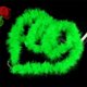 thumbnail image 1 of Tira de Boa de plumas de 2M, decoración de escenario, Cosplay, ropa de fiesta de Navidad, suave, a rayas, 1 of 4