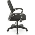 Hodedah Mesh Back Office Chair, Black