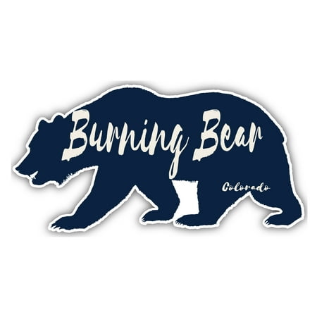 

Burning Bear Colorado Souvenir 3x1.5-Inch Fridge Magnet Bear Design