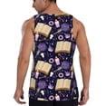 thumbnail image 3 of Fotbe Lavender Flowers Pattern Men's Quick Dry Workout Tank Top Gym Muscle Tee Fitness Bodybuilding Sleeveless T Shirt Breathable Workout Shirt-4X-Large, 3 of 9