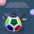 thumbnail image 2 of Vogacara Bola hexagonal de arcoíris con 12 agujeros para el hogar, guardería, educación temprana, juego de descompresión, juguete de Juguetes Educativos Negro, 2 of 6