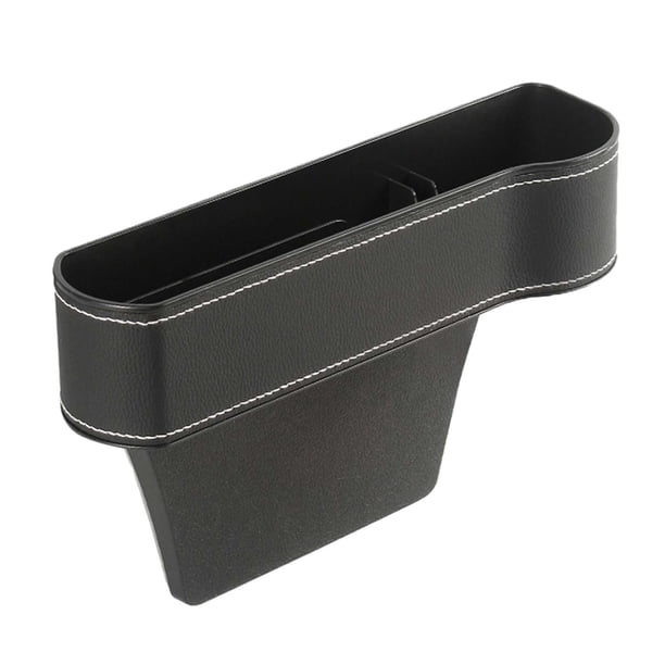 Organizador de relleno de espacio para asiento, caja de almacenamiento para asiento, bolsillo de almacenamiento para teléfonos móviles Lado copiloto negro