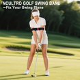 thumbnail image 2 of Golf Swing Band, Golf Arm Band  Aid - Adjustable Golf Connection Band for Swing Plane &  Memory, Golf Swing  Aid for Driving Range and Final Putt Practice, 2 of 6