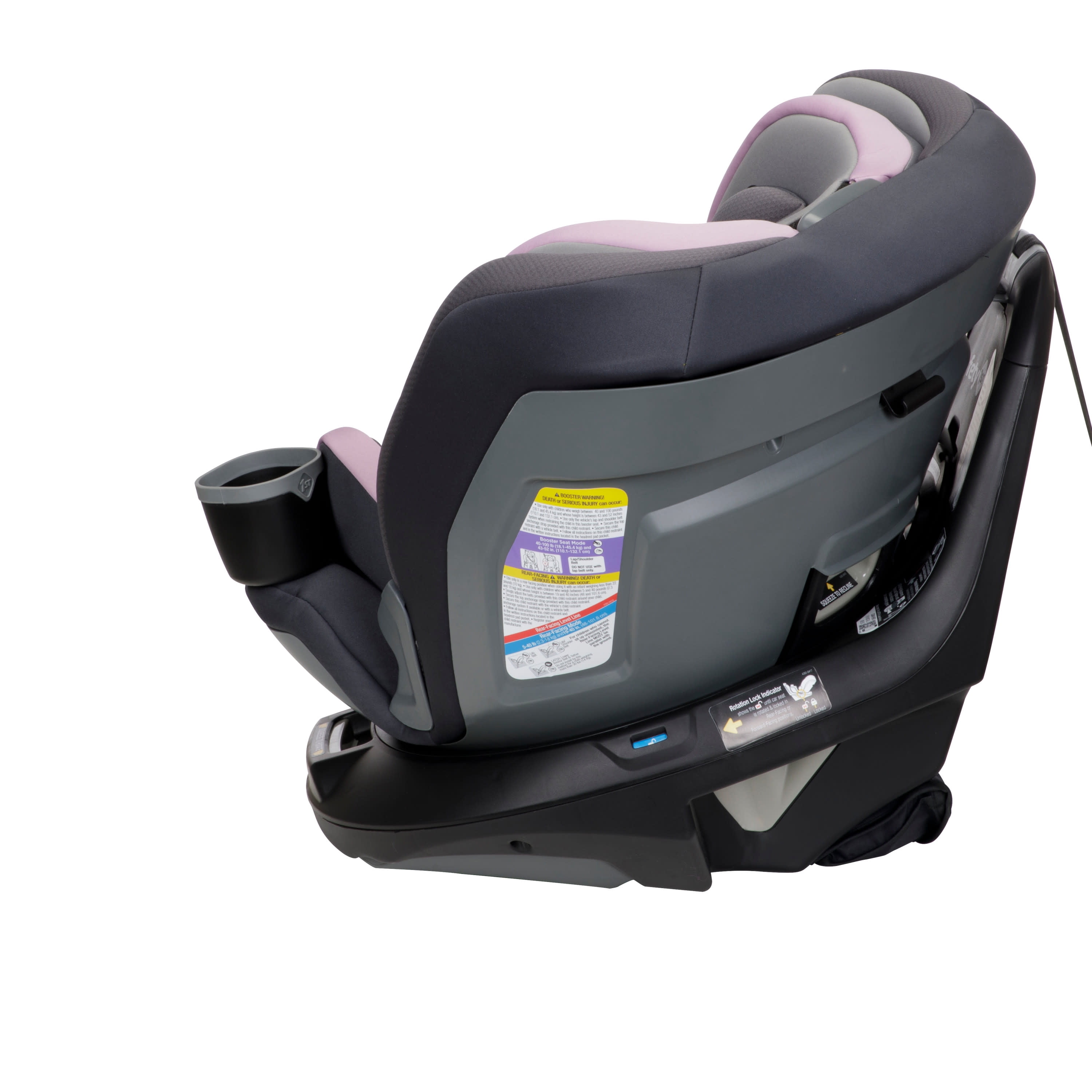 Safety 1st Turn and Go 360 Rotating All-in-One Convertible Car Seat, Black Beauty