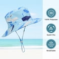 thumbnail image 2 of American Trends UPF 50+ Baby Boy Sun Hat Sun Protective Cute Wide Brim Summer Kids Beach Bucket Hats Toddler Sun Hats for Girls Boys, 2 of 6