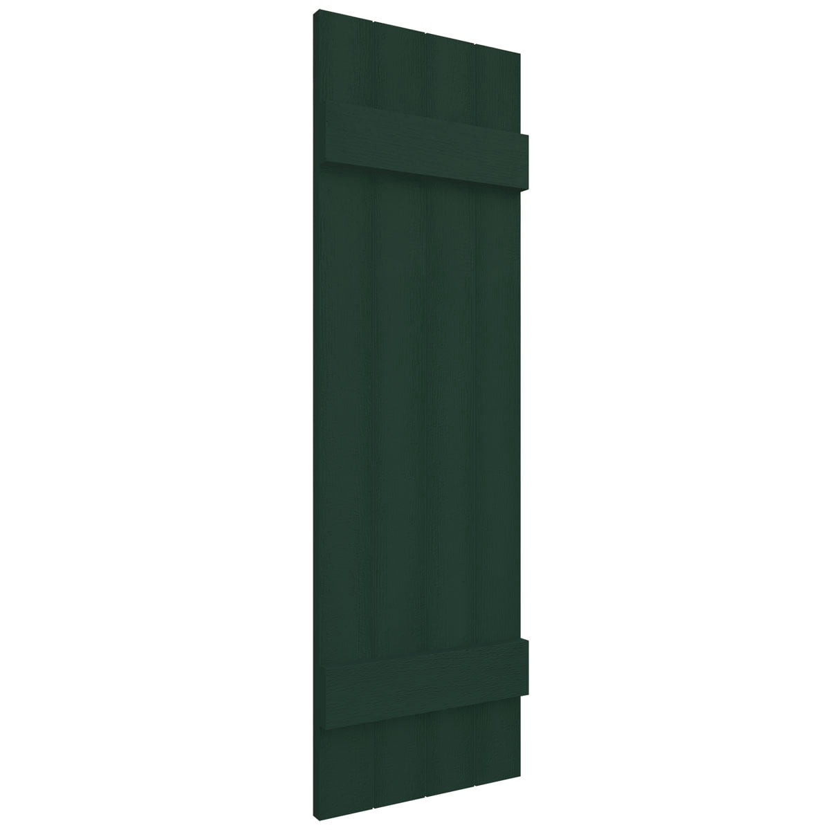 14"W x 51"H Mid-America Vinyl, Standard Size Four Board Joined Shutters, w/Installation Shutter-Lok's & Matching Screws, 122 - Midnight Green