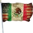 thumbnail image 1 of Bandera de México, banderas mexicoamericanas para exteriores, 3x5, doble cara, Virgen María, México, bandera mexicana para exteriores, bandera patriótica para casa, decoración, pancarta, 1 of 7