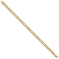 thumbnail image 2 of 14K Solid Yellow Gold 4.75mm Double Link Chain Charm Bracelet, 2 of 3