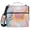 Blue Pink Yellow Marble, variant on 3 Ring Zipper Binder with Shoulder Strap Waterproof Trapper Keeper 2 Inch D-Ring 500 Sheets Capacity Elegant Black Marble