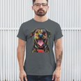 thumbnail image 3 of Tee Hunt My Favorite Breed is The One in Need T-Shirt Dean Russo Dog Men's Tee, Charcoal, XX-Large, 3 of 5