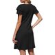 thumbnail image 4 of Vestidos casuales de mujer con volantes, manga corta, cuello en V, vestido de cóctel de verano con bolsillo, 4 of 5