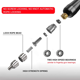 thumbnail image 3 of Cuerdas de saltar de aluminio ajustables y autoblocantes para entrenamiento, boxeo y entrenamientos de MMA, 3 of 5