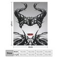 thumbnail image 3 of Manta de franela cálida y acogedora de Maléfica para sala de estar, dormitorio, cama, sofá, camping, viajes, mantas de vellón para todas las estaciones, regalos para niños, niñas, niños y adultos, 60, 3 of 8