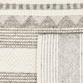 thumbnail image 5 of SAFAVIEH Natura Carly Geometric Braided Wool Runner Rug, Grey/Ivory, 2'3" x 20', 5 of 10