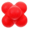 thumbnail image 5 of Raindrops Random Bounce Training Ball Hexagonal Fitness Ball Red TPR 1Pack, 5 of 8