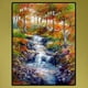 thumbnail image 3 of 5D bricolaje redondo completo diamantes de imitación taladro diamante pintura paisaje bordado Kits Set, 3 of 9