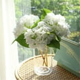 thumbnail image 1 of Visland 3PCS Silk Hydrangea Artificial Flowers for DIY Wedding Centerpiece Home Decoration Party Baby Shower, 1 of 7