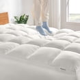 thumbnail image 1 of Cubrecolchón Sleep Zone Twin XL extra grueso, color blanco, 1 of 7