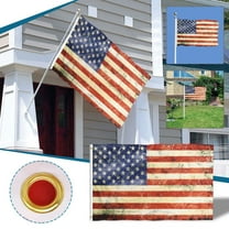 Taicans American USA Flag,Fly Breeze 3x5 Foot American US Polyester Flag - Fade proof - Canvas Header and Double Stitched,Indoor/Outdoor,USA Flags with Brass Grommets