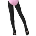 thumbnail image 6 of Ultra-Soft Dance Ballet Tights Kids High Elasticity Convertible Stockings for Girls black 1L, 6 of 8