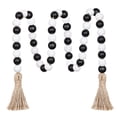thumbnail image 2 of Homerr Wooden Beads Thanksgiving Wooden Bead Decorations Bead Garland Farmhouse Beads with Tassels Boho Beads Tiered Tray Vase Window Shelf Decorative Beads Home Decor, 2 of 8