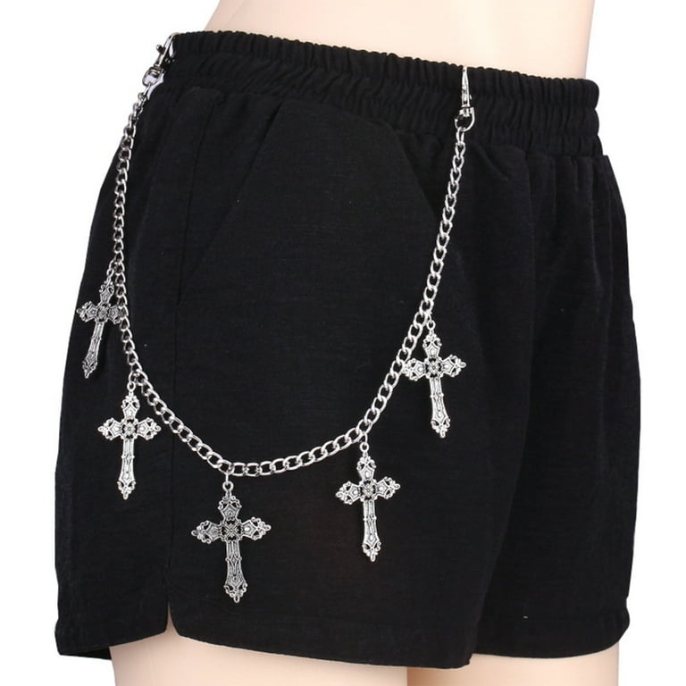 lanema Crosses Punk Side Chain On Jeans Pants Handbag for Girls