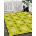 thumbnail image 3 of Ahgly Company Machine Washable Indoor Square Transitional Banana Yellow Area Rugs, 7' Square, 3 of 7