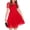 Z01-Red, variant on Gaexia Girls Dresses ,Summer Girls' Large Sized Round Neck Flowing Floor Length Light Colored Flower Printed Casual Loose Fitting Long Dress (Sky Blue,14-15 Years)