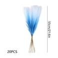 thumbnail image 2 of 20Pcs Artificial Pampas Grass 55cm Faux Dried Flowers Bouquet for Home Decor Wedding Centerpiece Boho Floral Arrangement Living Room Bedroom Dining Room Entryway Vase Filler Natural Reeds Stems, 2 of 6
