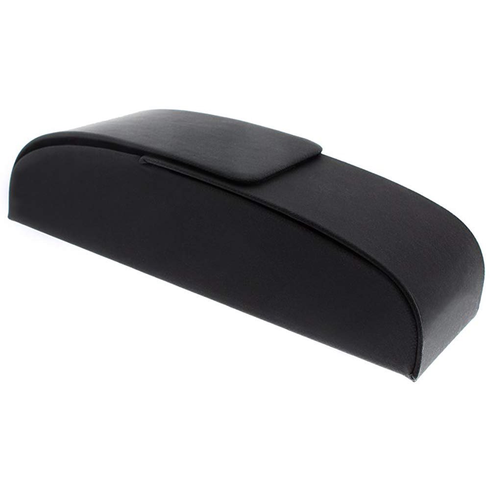 Faux Leather Hard Bodied Eyeglass Case with Top Closure, Fits Small to Medium Frames