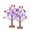 2PCS for sale, 0.45 meters 24 LED star lights, variant on Artificial Bonsai Tree Lighted Tabletop Fake Plant with LED Lights