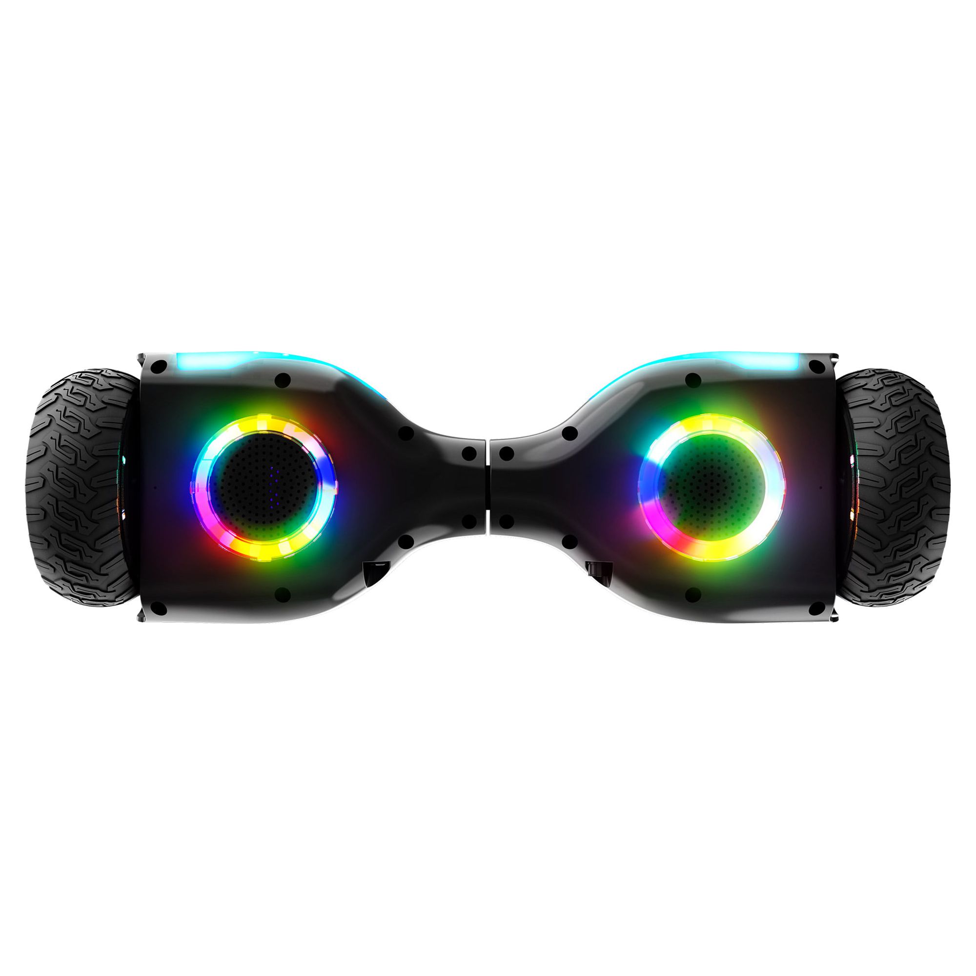 Swagtron Warrior T580 Hoverboard 220 Lbs Black Music-Synced Bluetooth LED Lights 7.5 Mph LiFePo Battery UL-Compliant - image 8 of 9
