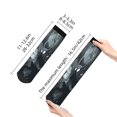 thumbnail image 4 of Naloa Forest Black Ghost Warrior Ankle Socks for Women Non Slip Socks No Show Socks Classic Low Cut Casual Socks Casual Socks, 4 of 7