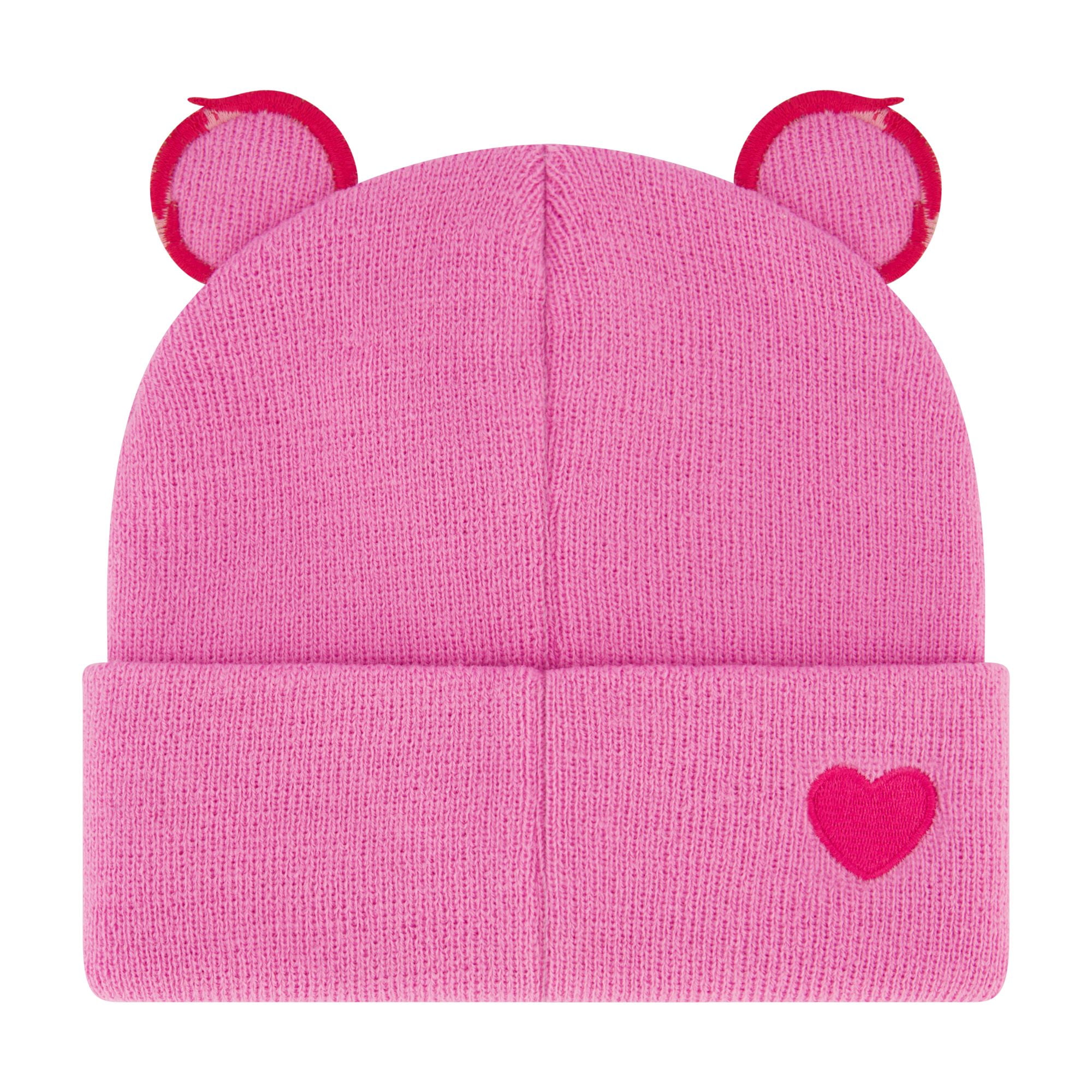 Care Bears Classic Cheer Bear Girls Beanie and Glove Set 2-Piece Set, One Size Fits Most