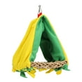 thumbnail image 2 of Parrot Triangle Nest Swing Birds Nest Stand Bars Hanging Playing Tents for Pets Birds, 2 of 5