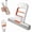White Orange 1pc, variant on Mini Foldable Desktop Mop, Hands-Free Lazy Portable Self-Squeeze Short Mop, for Bathroom, Kitchen, Desktop, Glass, Living Room, Car