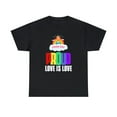 thumbnail image 3 of Proud LGBT Love is Love Lesbian Gay LGBT Rainbow Gay Pride Plus Size Shirts for Women, 3 of 8