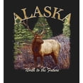 thumbnail image 2 of Adventure Society Alaska Crew Neck Long Sleeve Adult Tee
-XS-Black, 2 of 2