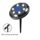 thumbnail image 2 of Lámpara De Decoración De Jardín De Plástico Resistente Al Agua, Luz Solar Subterránea, Paisaje De Césped, Luces Enterradas, Luces Solares Para Terrazas Al Aire Libre (10Led) Yuarrent HA027728-01, 2 of 6