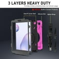 thumbnail image 4 of Étui de Protection en Silicone Rotatif pour Ipad Pro 12.9 2018 avec Sangle pour Prévention des Chutes, 4 of 5