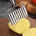 thumbnail image 2 of zhangmingg Stainless Steel Wavy Potato Cutter Kitchen Tool for Effortless Slicing and Chopping Tasks, 2 of 5