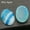 Blue Agate, variant on Natural Mixed Gemstone Oval Cabochon CAB Flatback Reiki Chakra Beads 18mm x 25mm