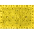 thumbnail image 1 of Ahgly Company Indoor Rectangle Oriental Yellow Traditional Area Rugs, 2' x 3', 1 of 4