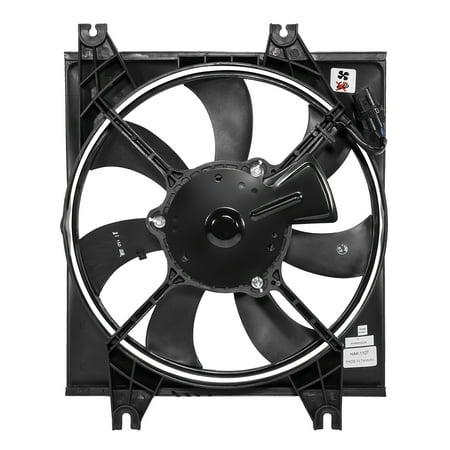 For 2001 to 2005 Hyundai Accent Factory Style AC Condenser Cooling Fan Shroud Assembly HY3113104 02 03 04