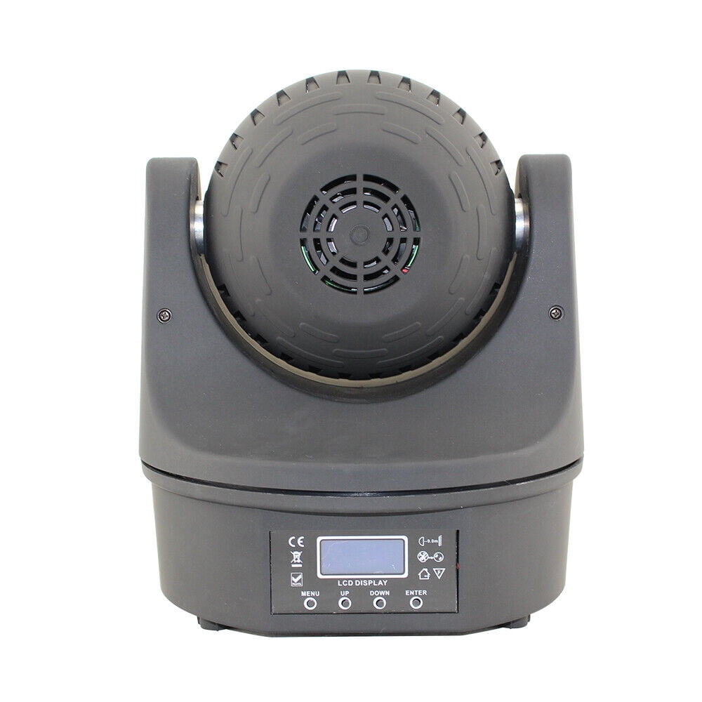Miumaeov DJ Light Moving Head Stage Light 6x10W RGBW 4 in 1 Bee Eyes LED Beam Moving Head DJ Disco Stage Wash Light DMX512 15 Channels Effect Lighting