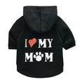 thumbnail image 1 of Pet Autumn Winter Clothes Fleece Cloth with Hat Hoodie Adjustable for Small Medium Large Dogs Teddy Breeds, 1 of 2