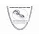 thumbnail image 3 of Collar Estilo Xtellar Cubano Unisex De Acero Inoxidable, 3 of 3